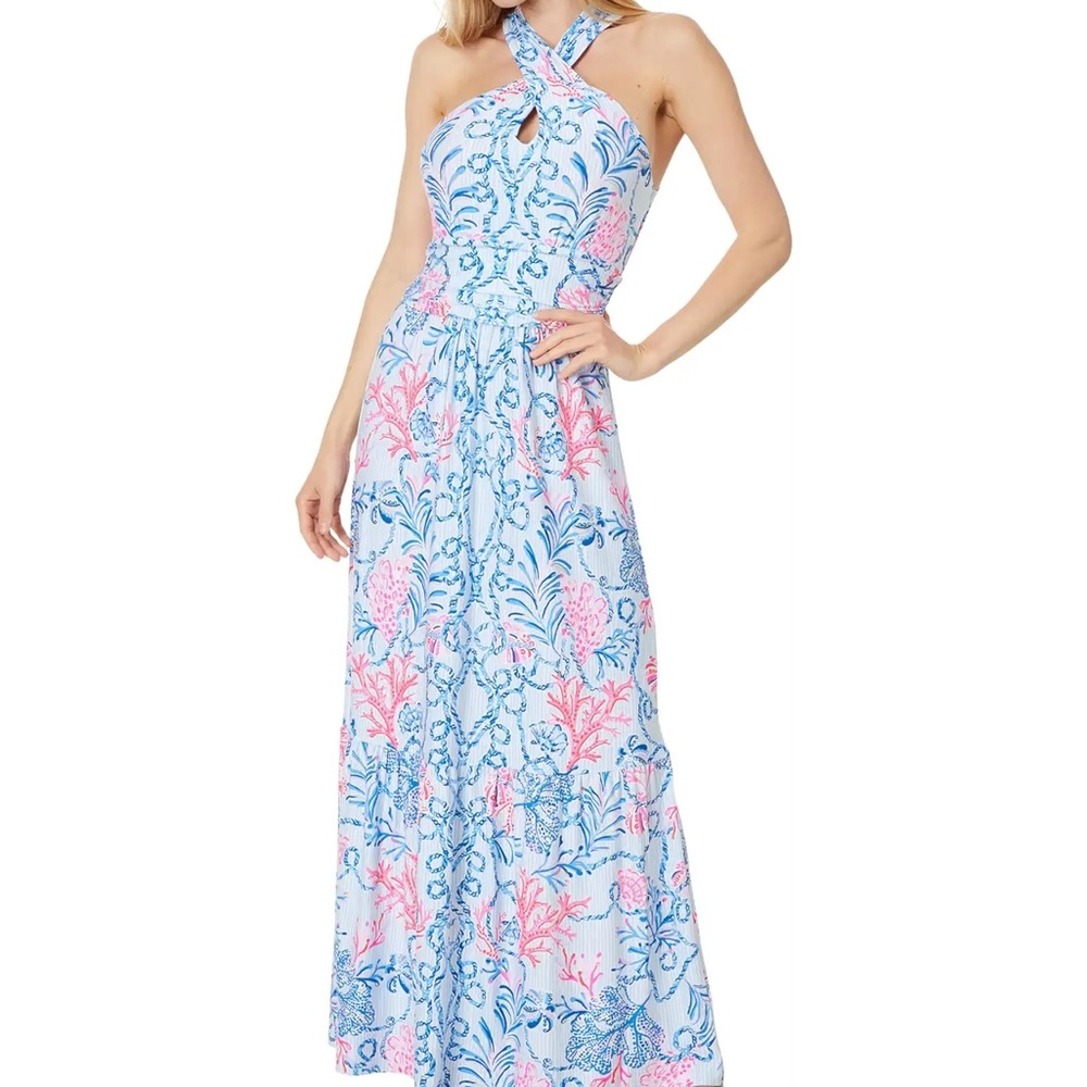 Lilly Pulitzer MONTECITO HALTER MAXI
